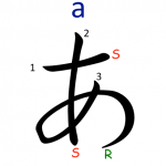 Hiragana letter A