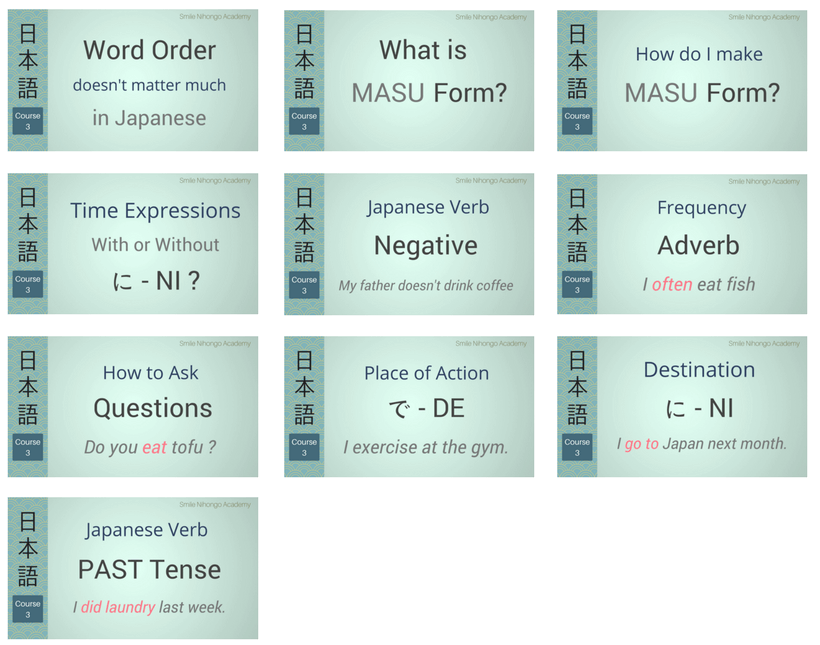 Japanese Questions Japanese Course Smile Nihongo Academy